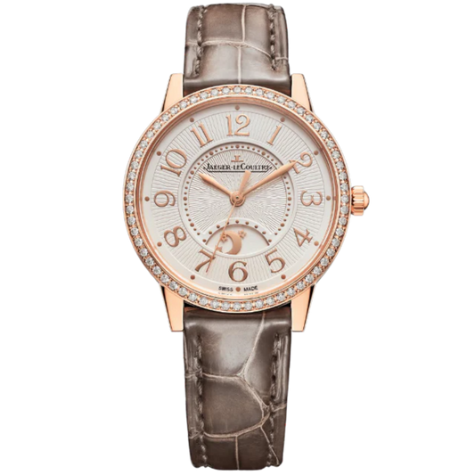 RENDEZ-VOUS CLASSIC NIGHT & DAY 34 MM 18K ROSE GOLD WITH SILVER GREY GUILLOCHE DIAL