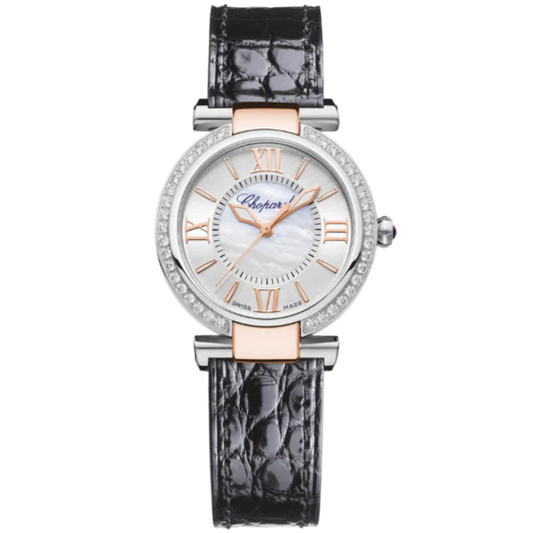 IMPERIALE 29 MM ETHICAL ROSE GOLD - LUCENT STEEL™ WITH SILVER - MOTHER OF PEARL DIAL