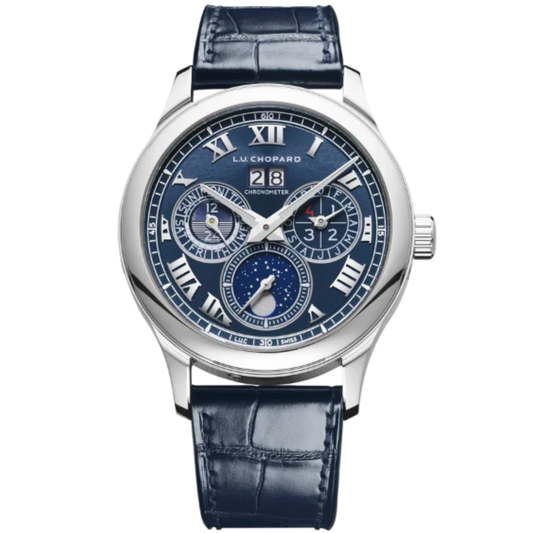 L.U.C LUNAR ONE LIMITED EDITION 43 MM PLATINUM WITH BLUE DIAL