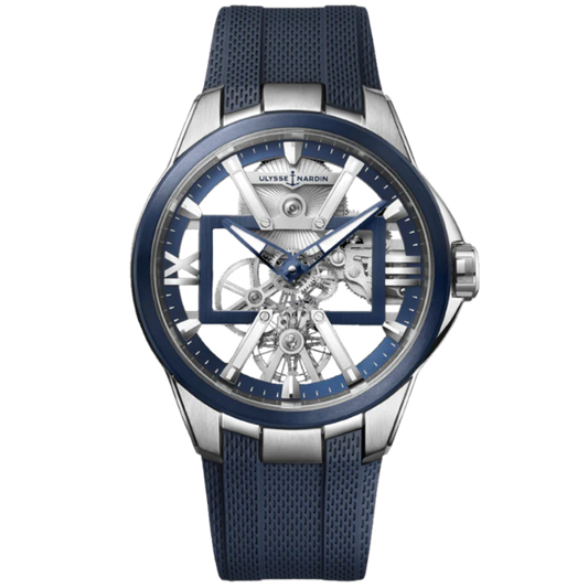 BLAST SKELETON X 42 MM TITANIUM WITH OPENWORKED DIAL