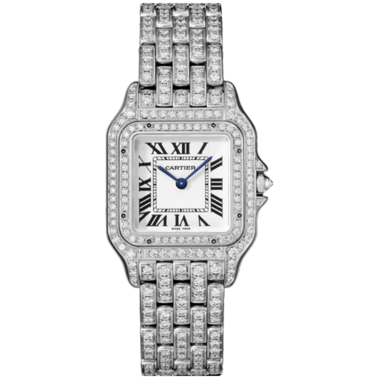 PANTHERE DE CARTIER 37 MM RHODIUMIZED WHITE GOLD
