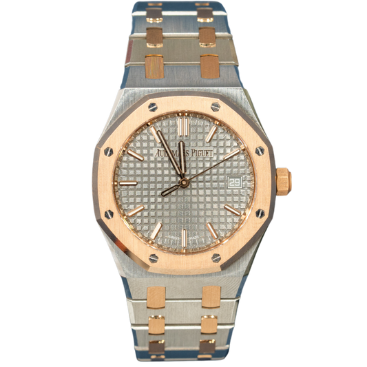 Audemars Piguet Royal Oak Ref. 77450SR.OO.1361SR.03 34MM Two Tone RG/SS Grey Dial