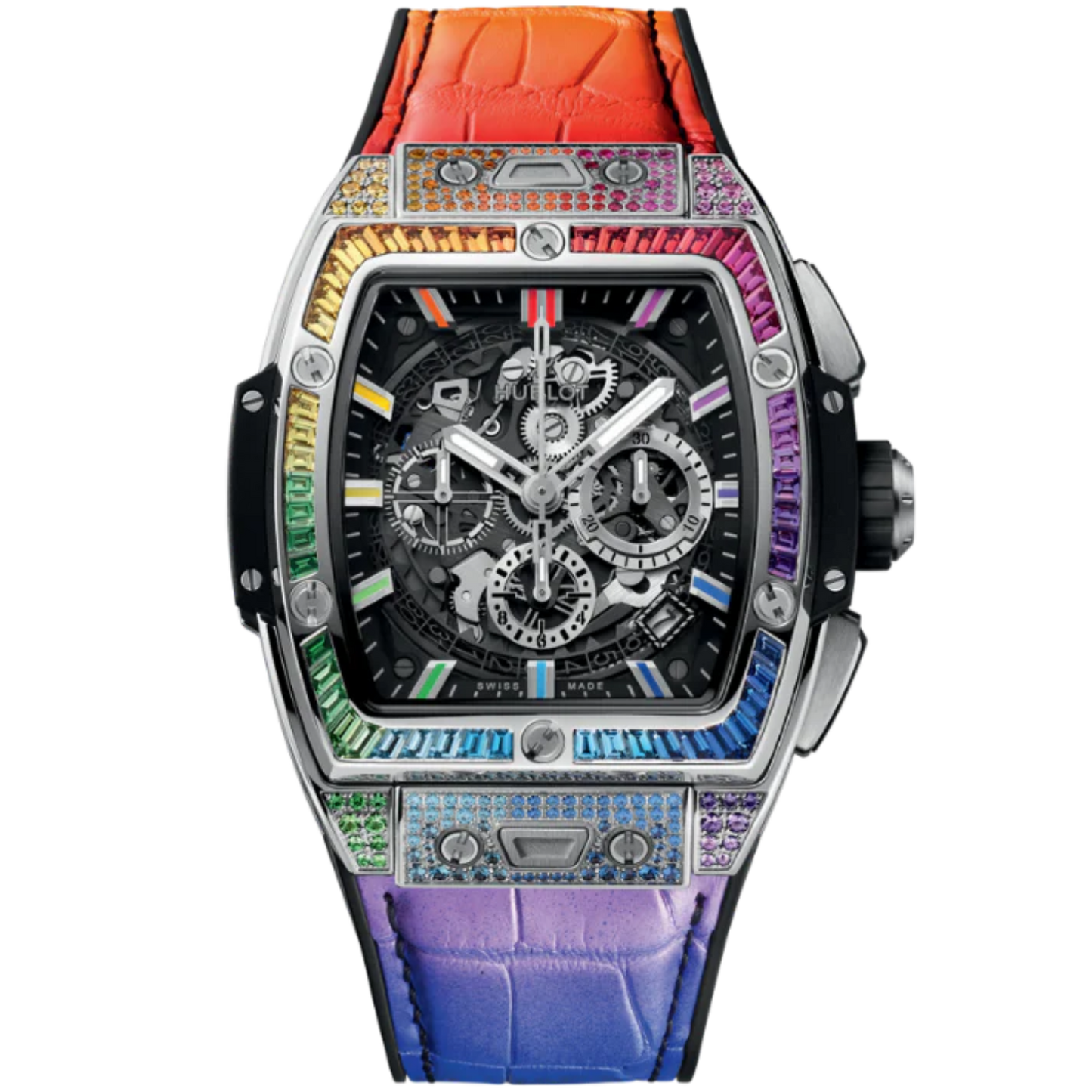 SPIRIT OF BIG BANG 42 MM TITANIUM RAINBOW