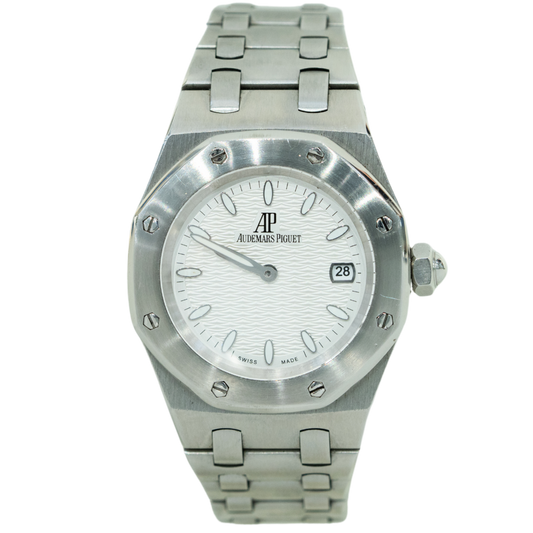 Audemars Piguet Royal Oak Ladies Ref. 67600ST.OO.1210ST.01 33mm White Dial