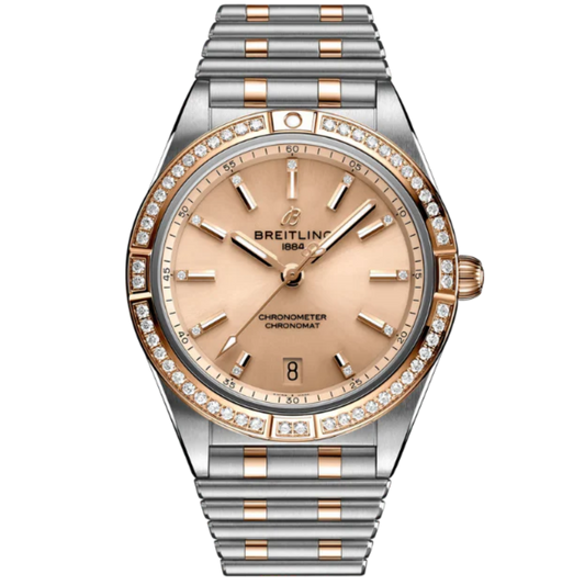 CHRONOMAT AUTOMATIC 36 MM STAINLESS STEEL & 18K ROSE GOLD WITH BEIGE DIAL