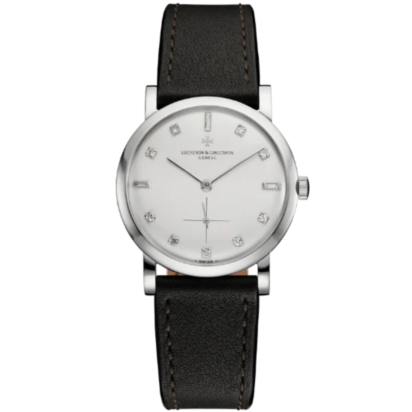 LES COLLECTIONNEURS REFERENCE 4667 32 MM 950 PLATINUM WITH WHITE DIAL