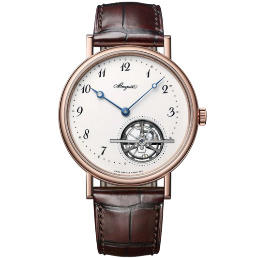 TOURBILLON EXTRA-PLAT 5367 41 MM ROSE GOLD WITH WHITE "GRAND FEU" ENAMEL DIAL