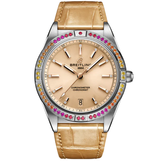 CHRONOMAT AUTOMATIC SOUTH SEA 36 MM STAINLESS STEEL WITH BEIGE DIAL