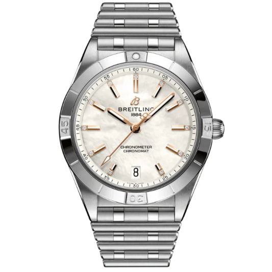 CHRONOMAT AUTOMATIC 36 MM STAINLESS STEEL WITH MOTHER OF PEARL DIAL