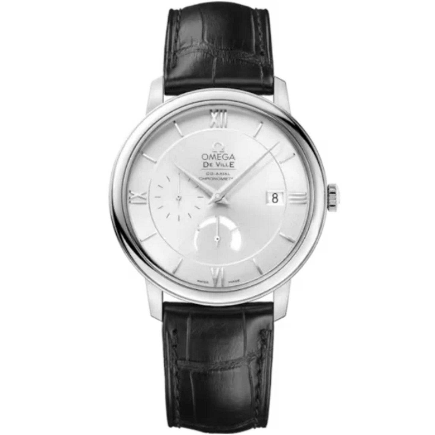 DE VILLE PRESTIGE 39 MM STAINLESS STEEL WITH SILVER DIAL