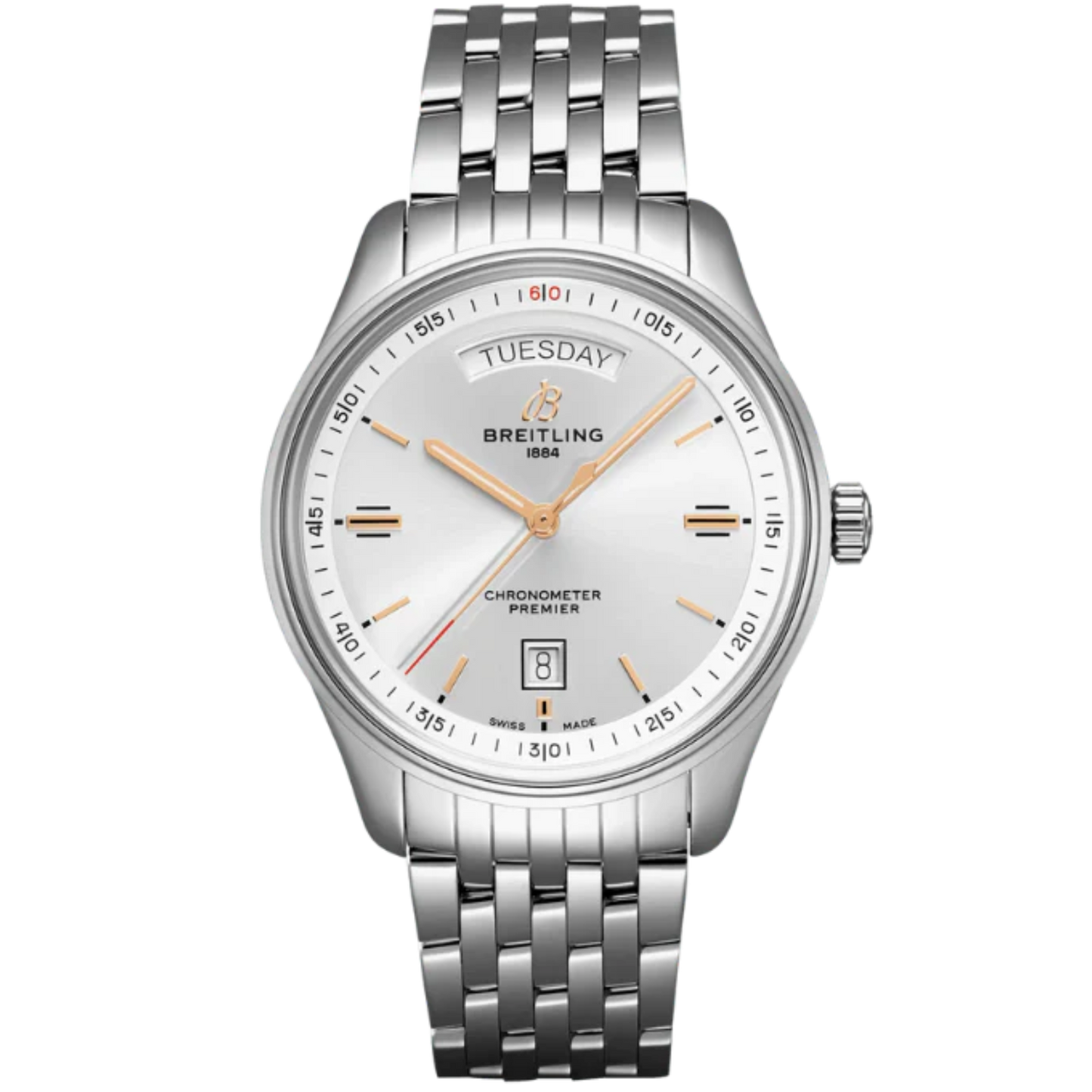 PREMIER AUTOMATIC DAY & DATE 40 MM STAINLESS STEEL WITH CREAM DIAL