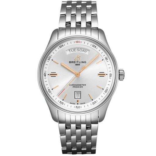 PREMIER AUTOMATIC DAY & DATE 40 MM STAINLESS STEEL WITH CREAM DIAL