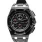 Royal Oak Offshore Chronograph 44MM Black Rubber Strap Black Dial With Méga Tapisserie Forged Carbon Case Pattern Black Ceramic Bezel