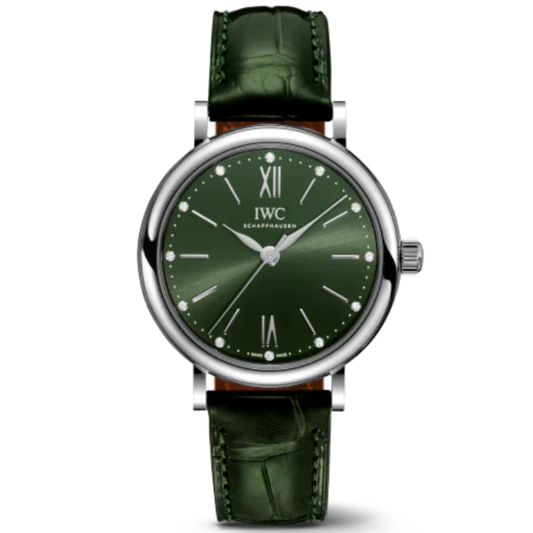 PORTOFINO AUTOMATIC 34 MM STAINLESS STEEL WITH GREEN DIAL