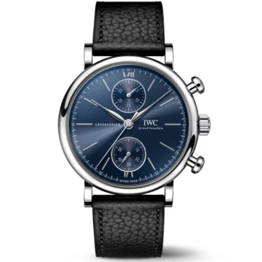 PORTOFINO CHRONOGRAPH EDITION “LAUREUS SPORT FOR GOOD” 39 MM STAINLESS STEEL WITH BLUE DIAL