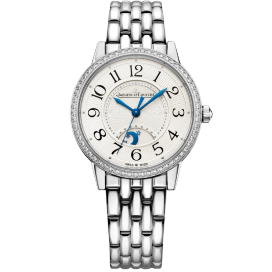 RENDEZ-VOUS CLASSIC NIGHT & DAY 34 MM STAINLESS STEEL WITH SILVER GREY GUILLOCHE DIAL