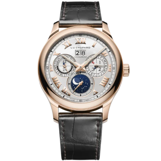 L.U.C LUNAR ONE 43 MM ETHICAL ROSE GOLD WITH SILVER DIAL