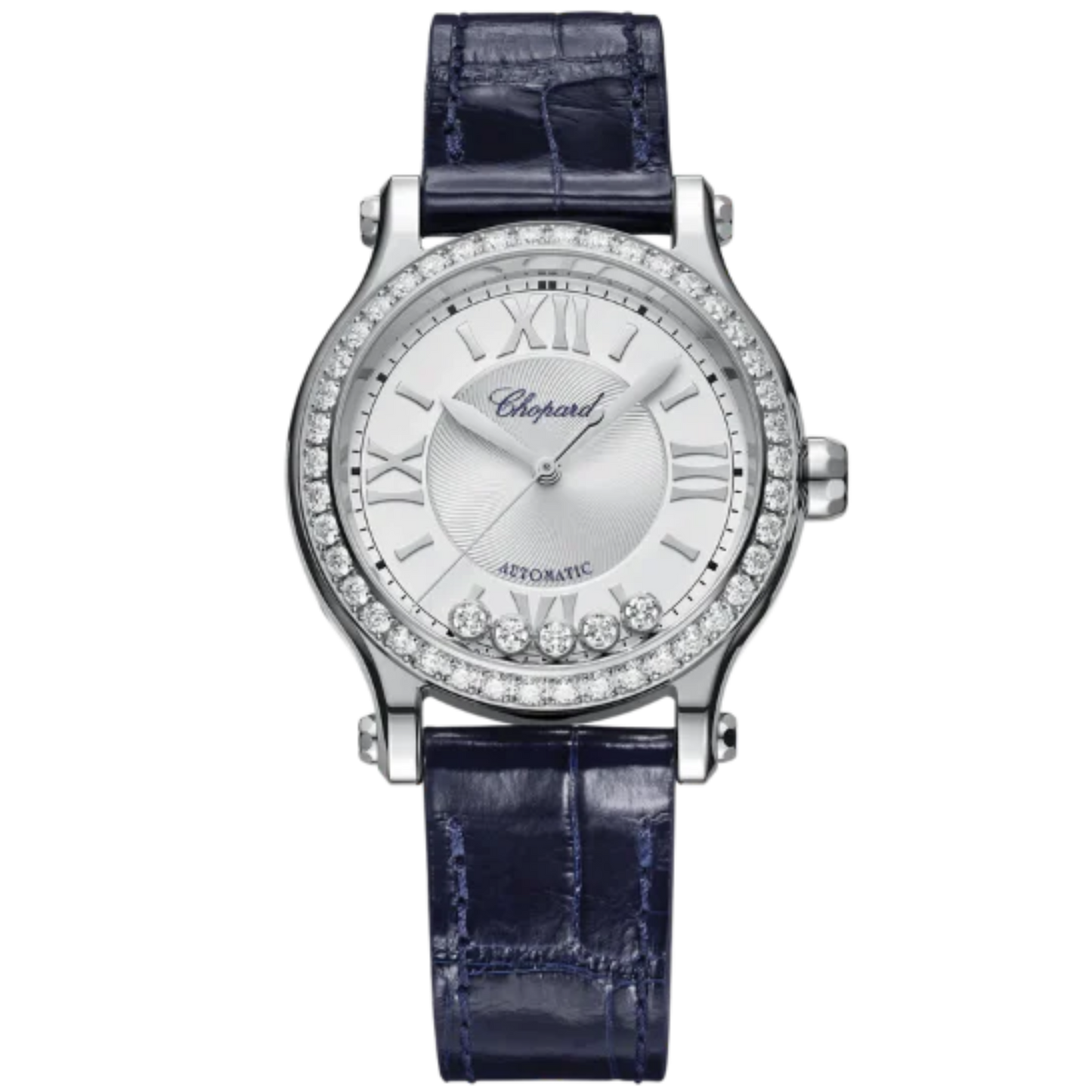 HAPPY SPORT 33 MM LUCENT STEEL™ WITH SILVER DIAL