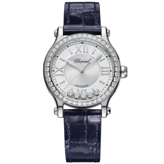 HAPPY SPORT 33 MM LUCENT STEEL™ WITH SILVER DIAL