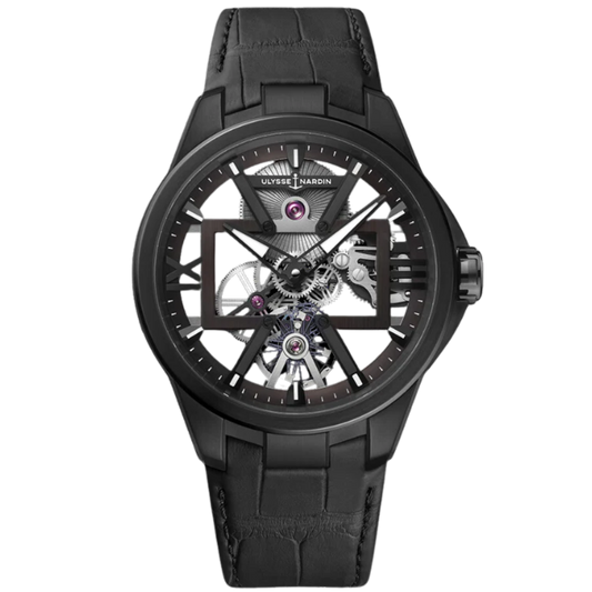 BLAST SKELETON X 42 MM TITANIUM WITH OPENWORKED DIAL