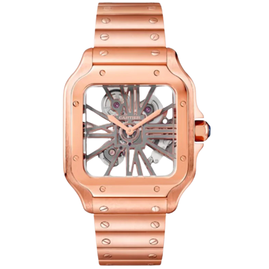 WHSA0016 Rose Gold Santos Skeleton LARGE Model