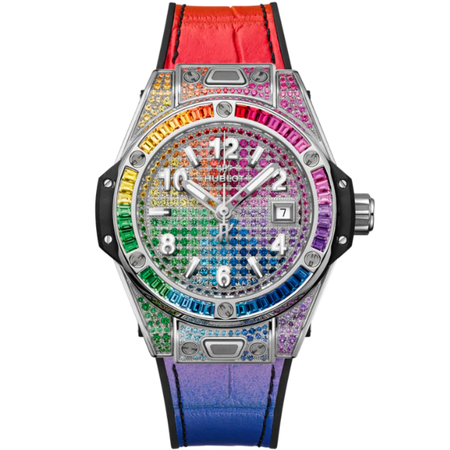 Big Bang 33mm ONE CLICK STEEL RAINBOW