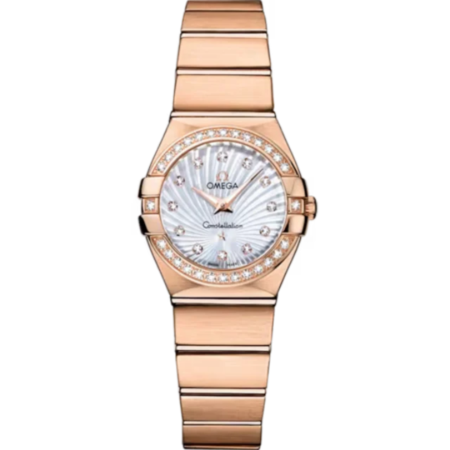 CONSTELLATION 24 MM RED GOLD WITH MOTHER OF PEARL DIAL