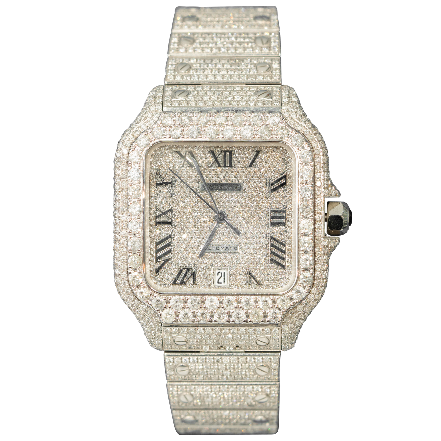 Cartier WSSA0030 Stainless Steel Santos Bussdown
