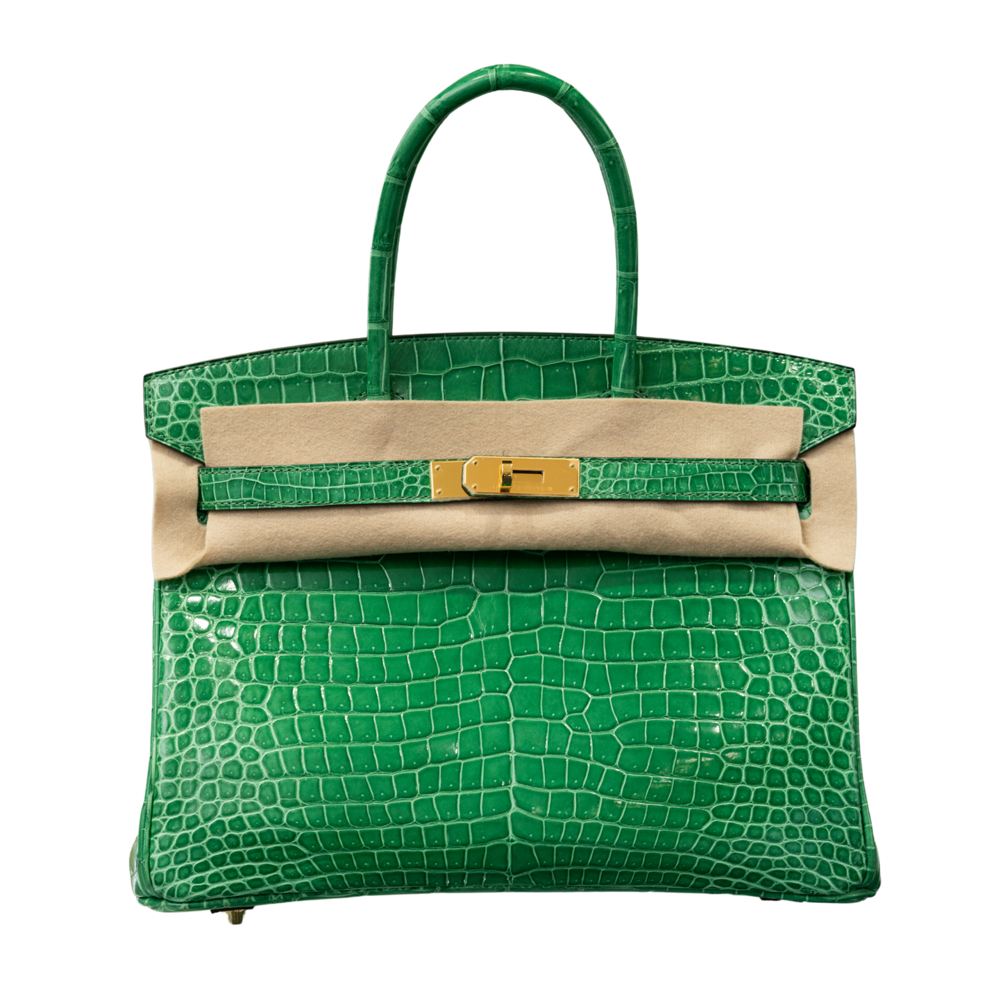 Hermes Birkin 30 Posporus Crocodile 1L Cactus GHW
