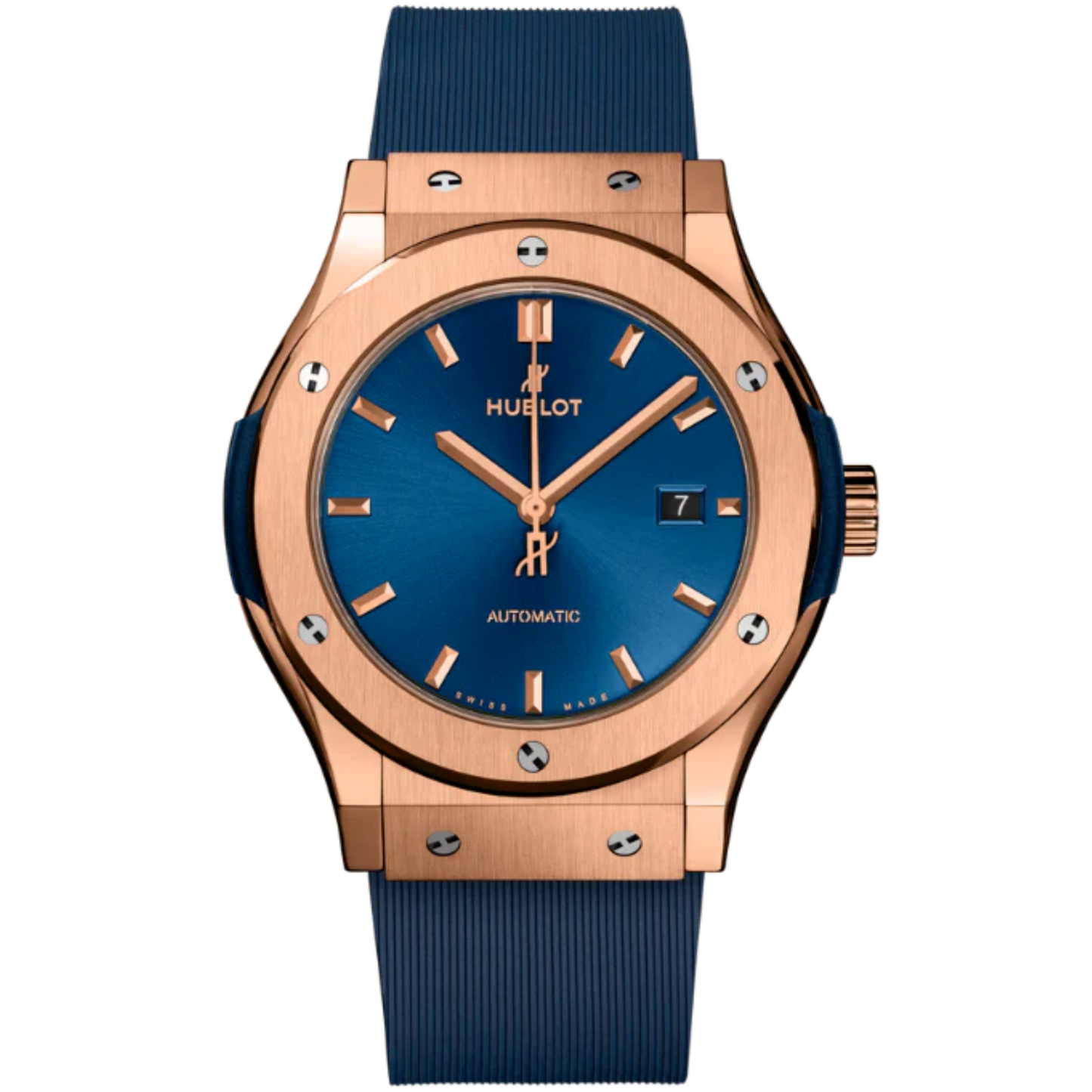 CLASSIC FUSION 3-HANDS 38MM KING GOLD BLUE
