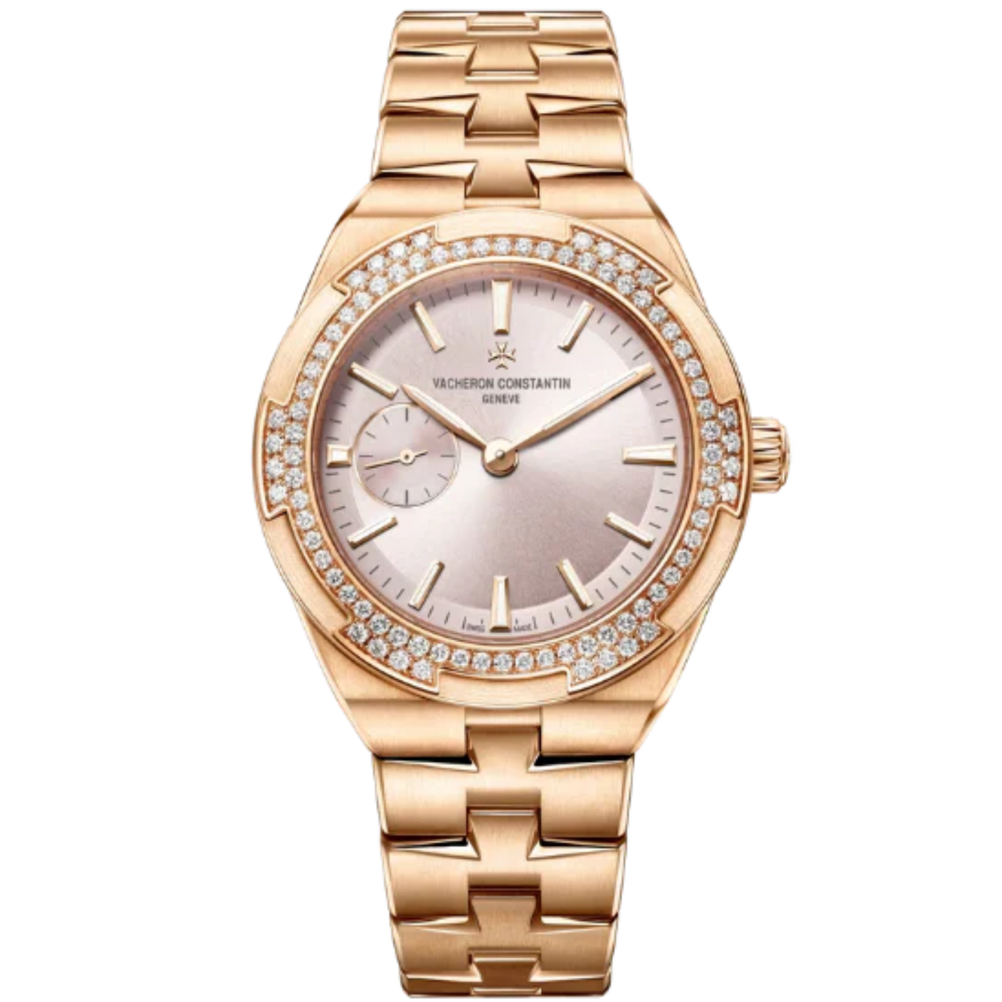 OVERSEAS SELF WINDING 37 MM 18K PINK GOLD WITH PINK BRASS DIAL