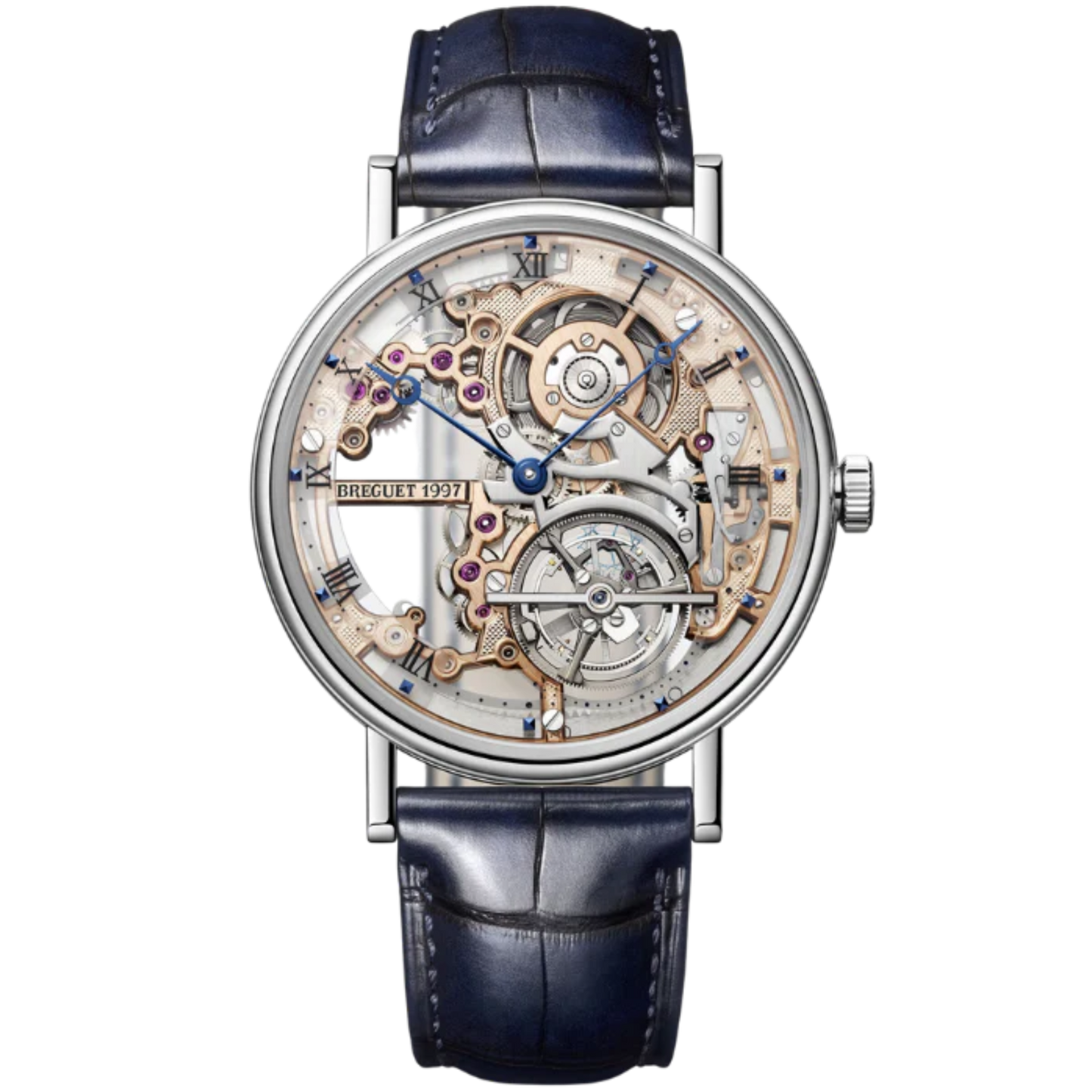 CLASSIQUE TOURBILLON EXTRA-PLAT SQUELETTE 5395 41 MM PLATINUM WITH OPEN WORKED DIAL