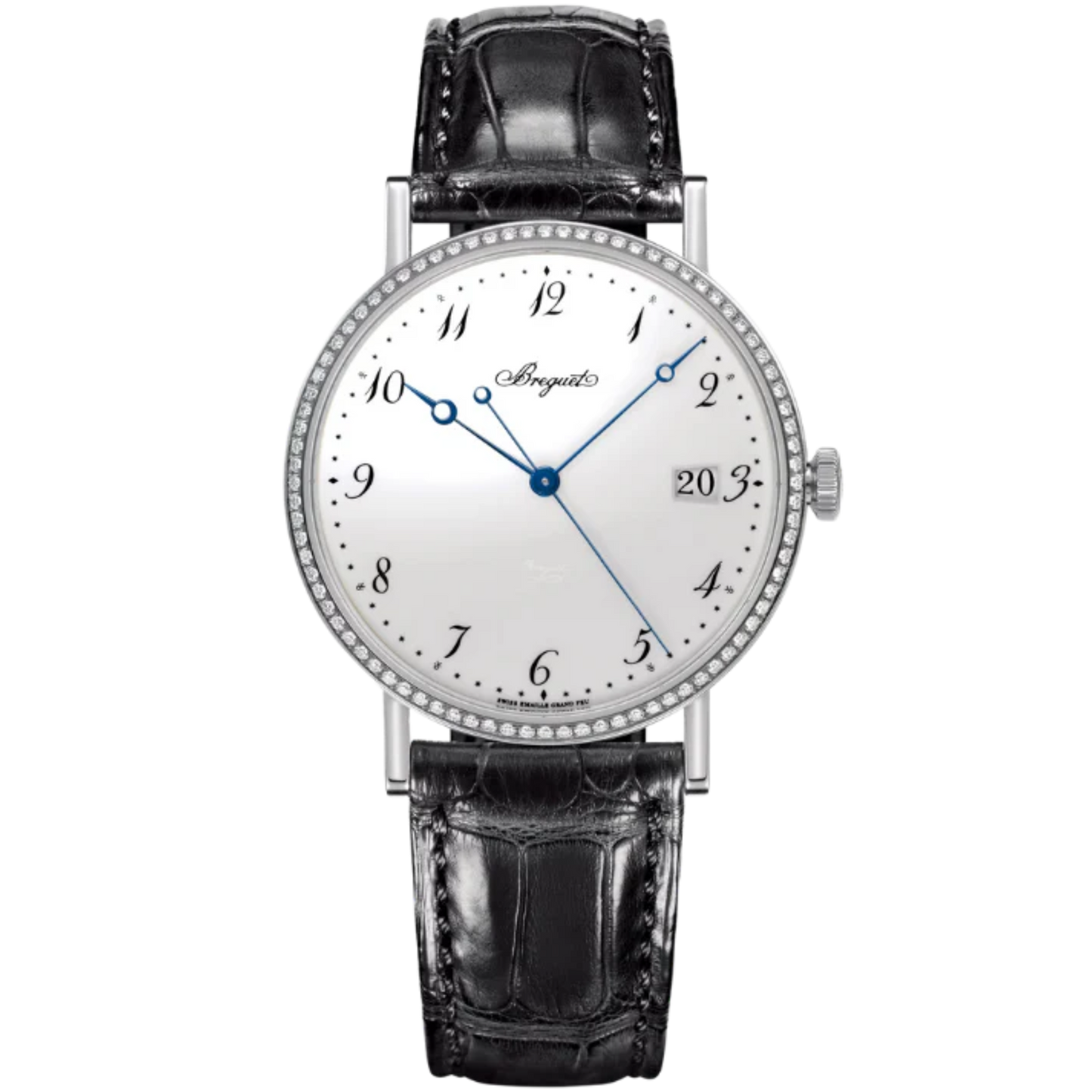 CLASSIQUE 5178 38 MM WHITE GOLD WITH WHITE "GRAND FEU" ENAMEL DIAL
