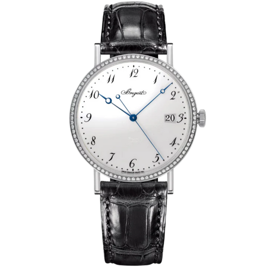 CLASSIQUE 5178 38 MM WHITE GOLD WITH WHITE "GRAND FEU" ENAMEL DIAL