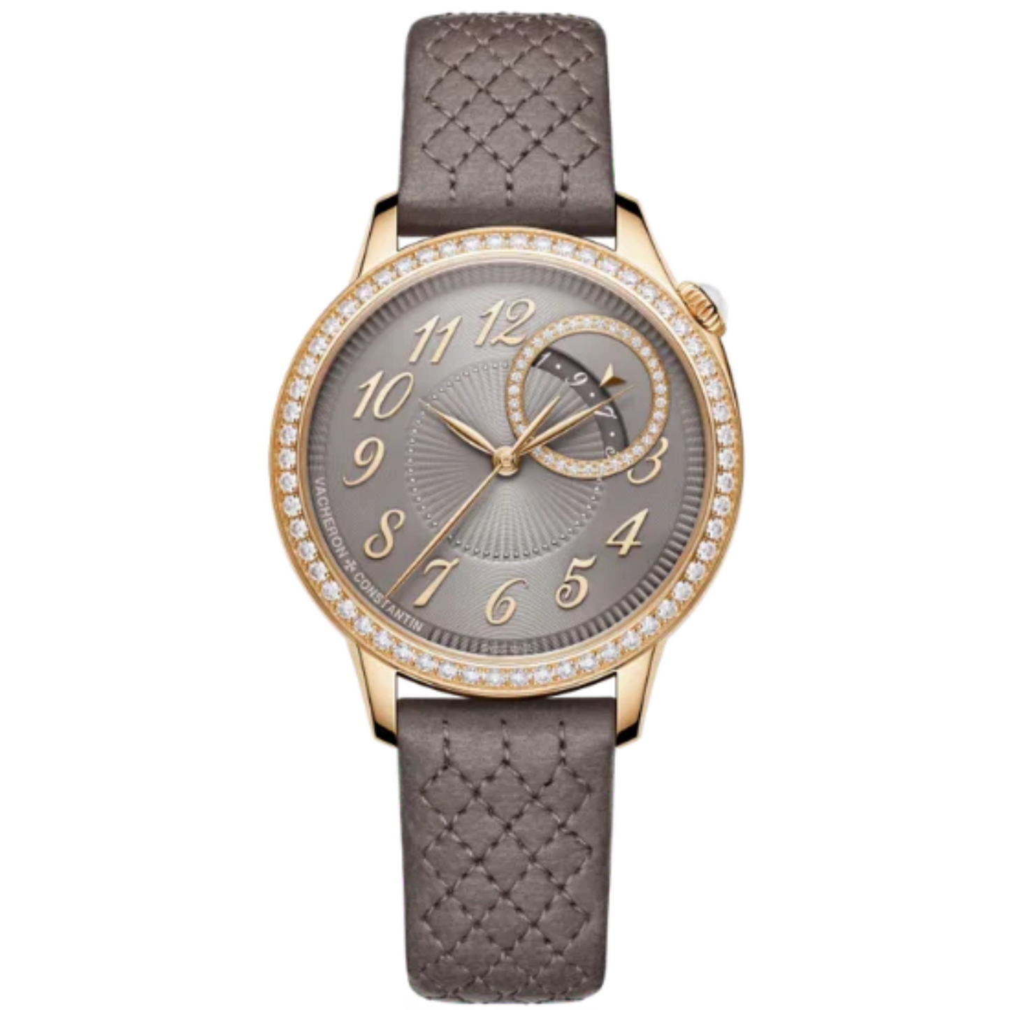 EGERIE SELF WINDING 35 MM 18K PINK GOLD WITH BROWN DIAL