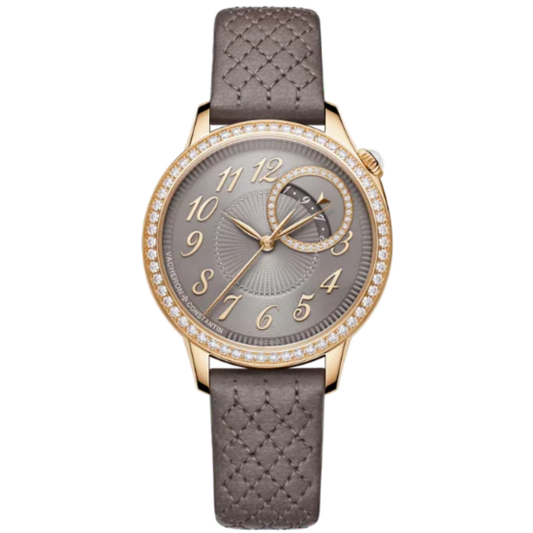 EGERIE SELF WINDING 35 MM 18K PINK GOLD WITH BROWN DIAL