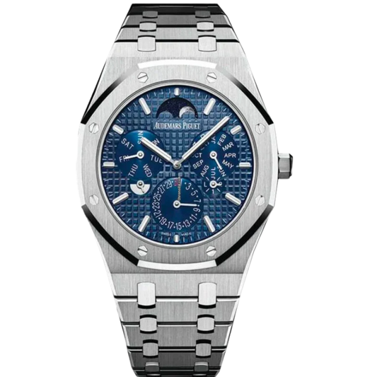 Audemars Piguet Royal Oak Perpetual Calendar Ref. 26586IP.OO.1240IP.01 Ultra Thin Blue Dial