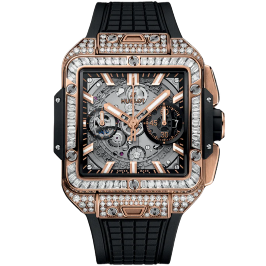 SQUARE BANG 42 MM UNICO KING GOLD JEWELLERY