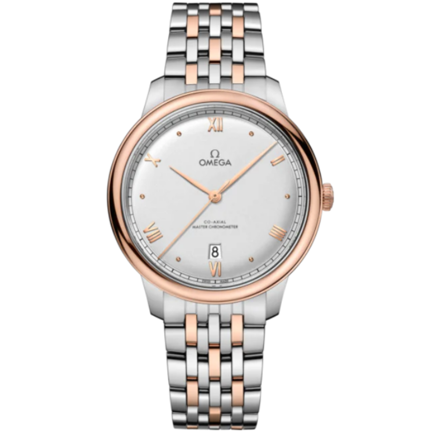 DE VILLE PRESTIGE 40 MM STAINLESS STEEL - SEDNA™ GOLD WITH SILVER DIAL
