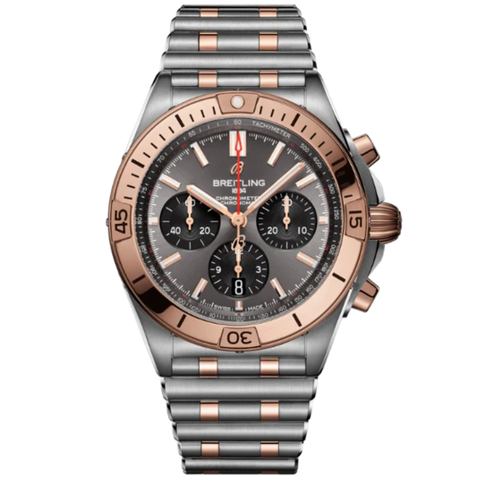 CHRONOMAT B01 42 MM STAINLESS STEEL & 18K ROSE GOLD WITH ANTHRACITE GRAY DIAL