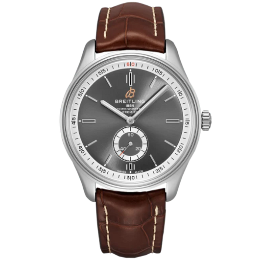 PREMIER AUTOMATIC 40 MM STAINLESS STEEL WITH ANTHRACITE BLACK DIAL