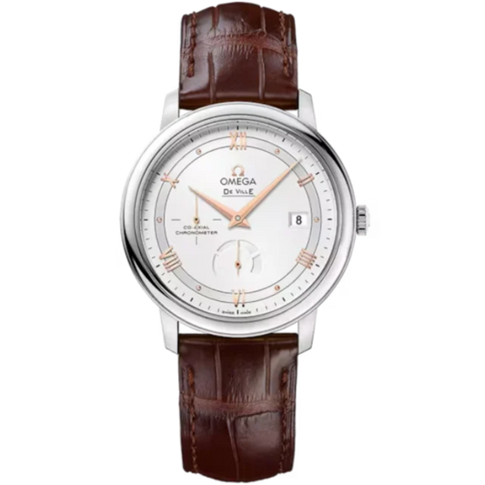 DE VILLE PRESTIGE 39 MM STAINLESS STEEL WITH SILVER DIAL