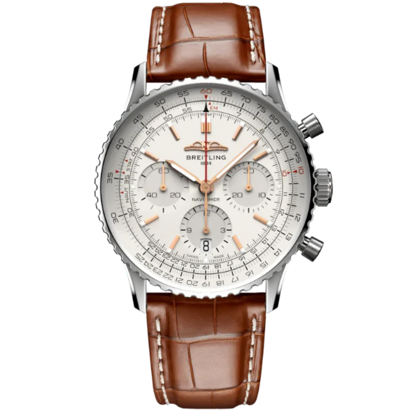 NAVITIMER B01 CHRONOGRAPH 41 MM STAINLESS STEEL WITH CREAM DIAL