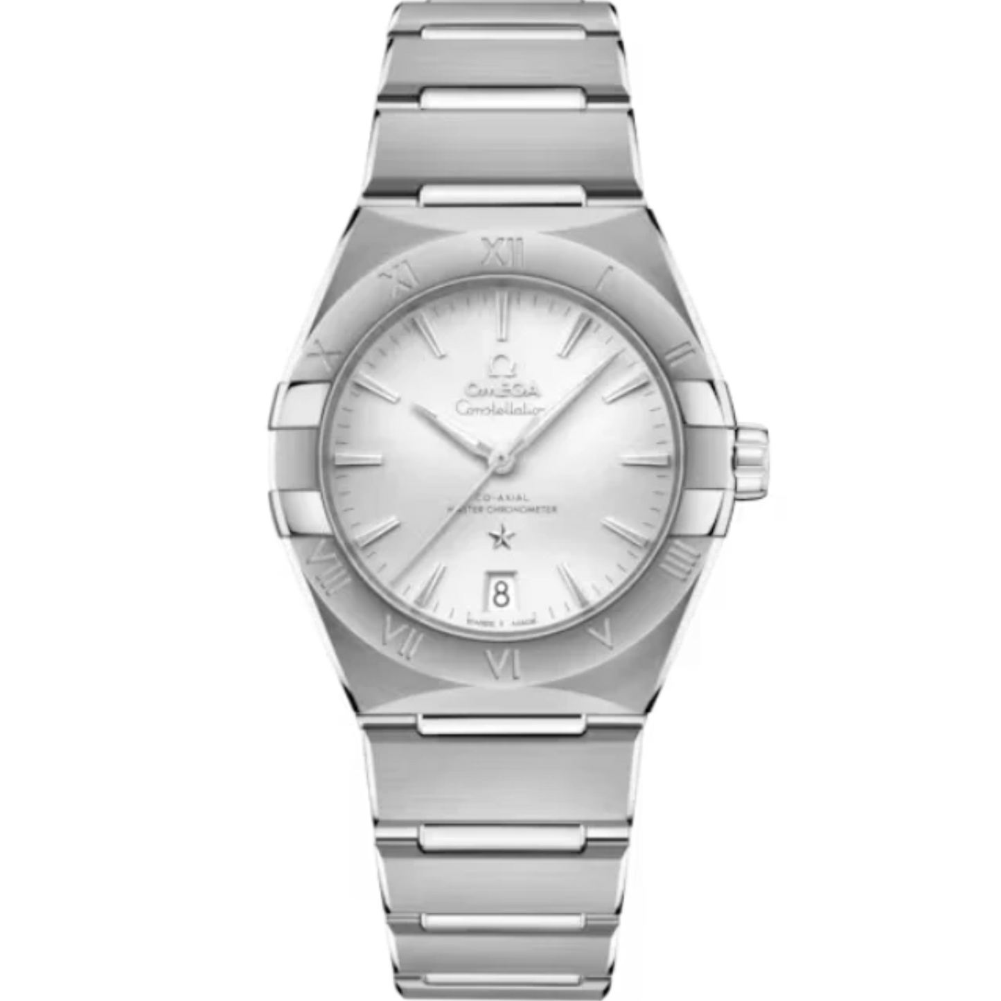CONSTELLATION 36 MM STAINLESS STEEL WITH SILVER DIAL