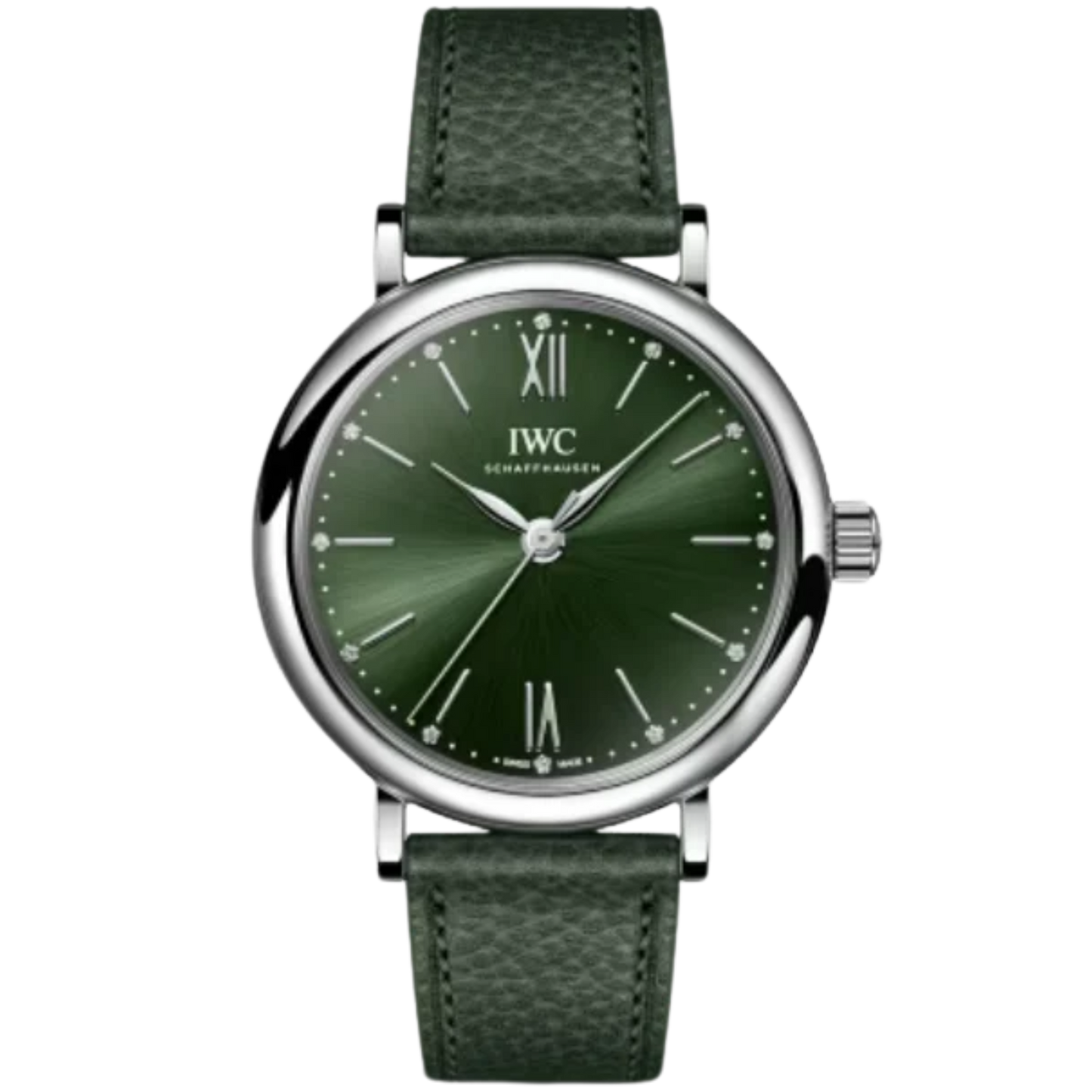 PORTOFINO AUTOMATIC 34 MM STAINLESS STEEL WITH GREEN DIAL