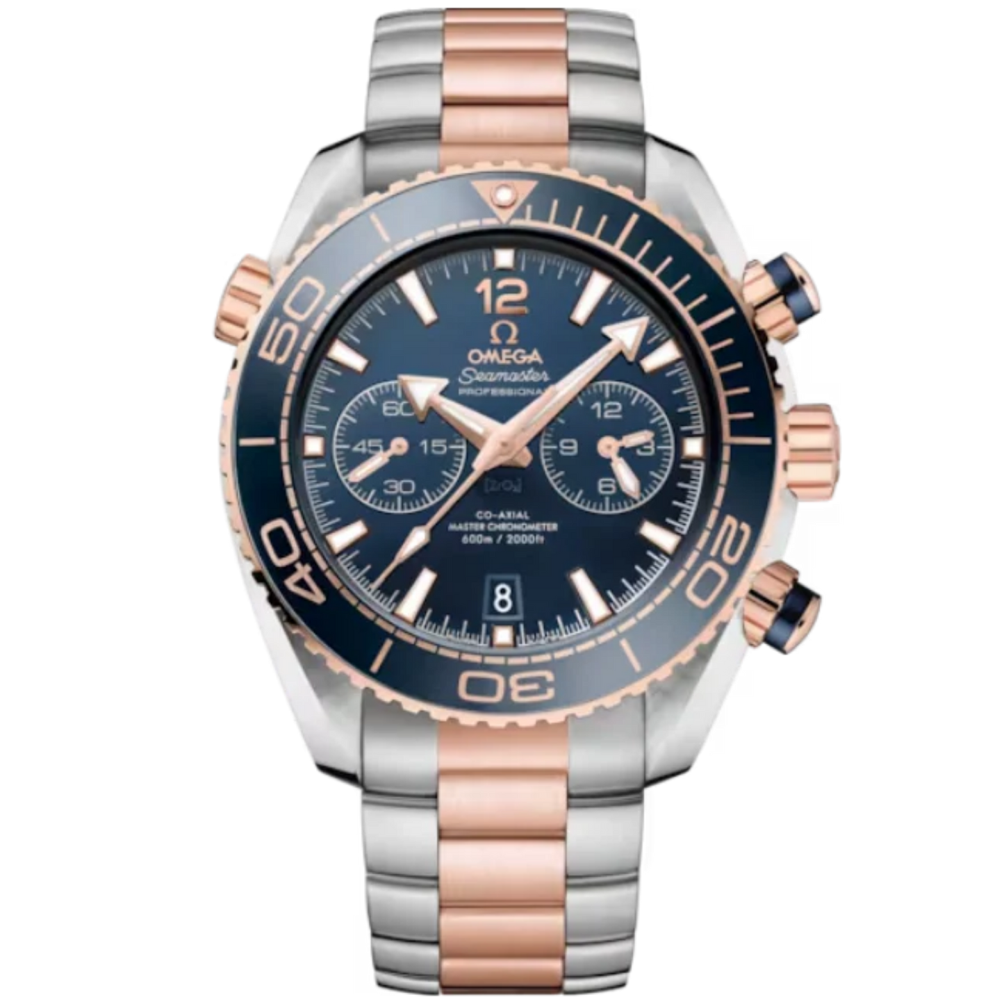 SEAMASTER PLANET OCEAN 600M 45 MM STAINLESS STEEL - SEDNA™ GOLD WITH BLUE DIAL