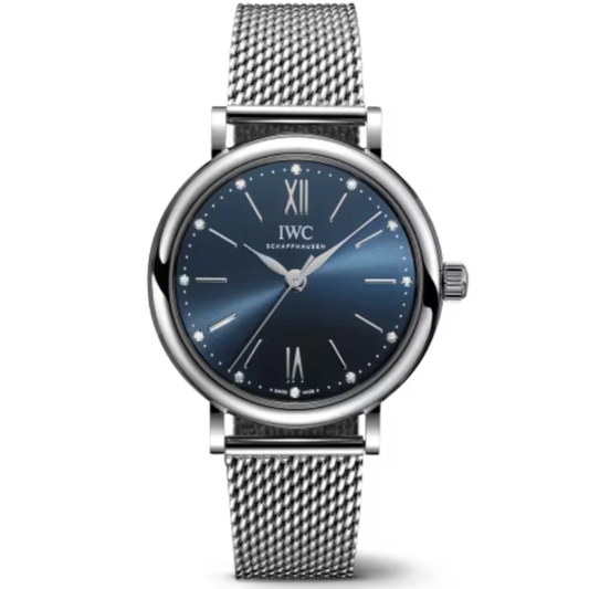 PORTOFINO AUTOMATIC 34 MM STAINLESS STEEL WITH BLUE DIAL