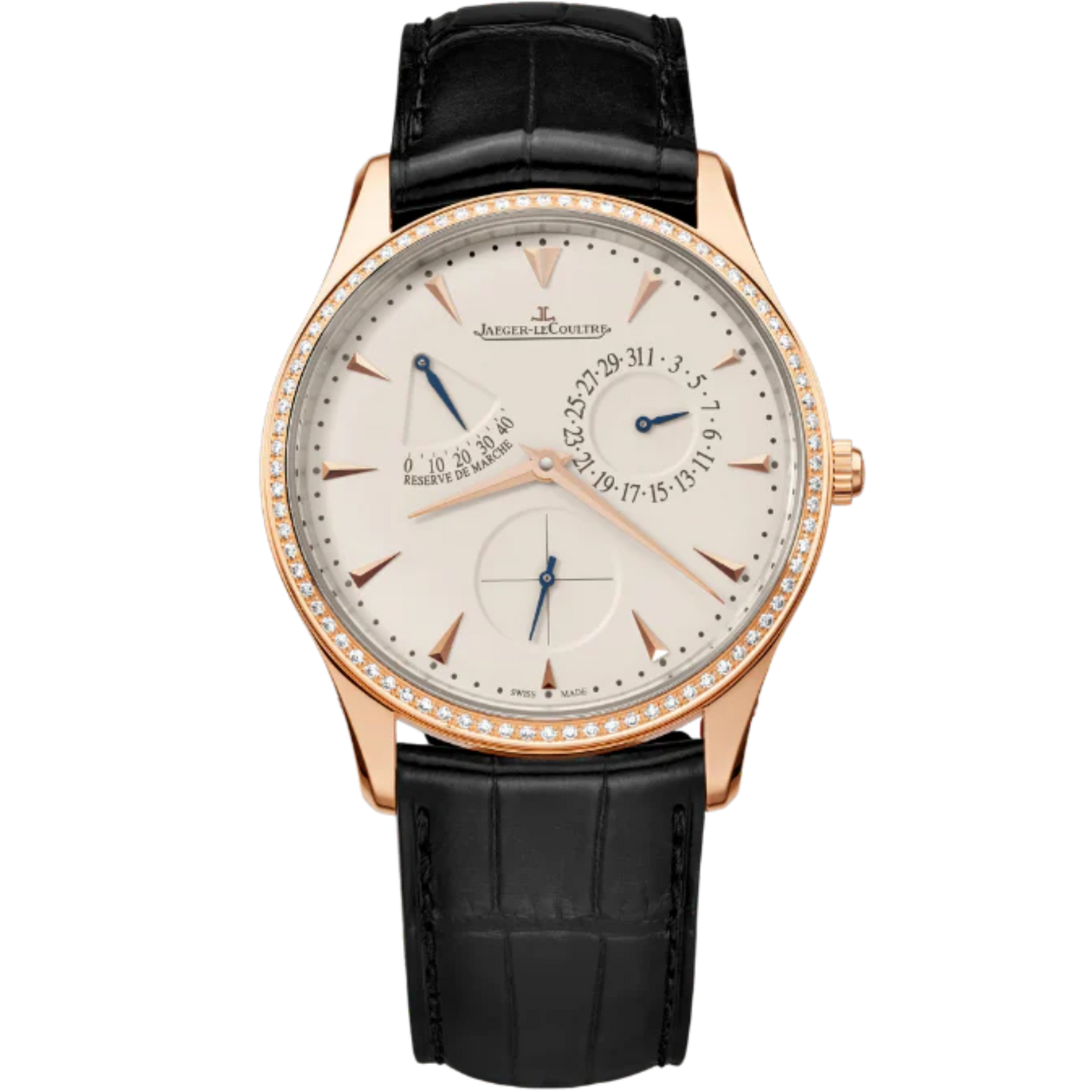 MASTER ULTRA THIN POWER RESERVE 39 MM 18K ROSE GOLD WITH EGGSHELL BEIGE DIAL