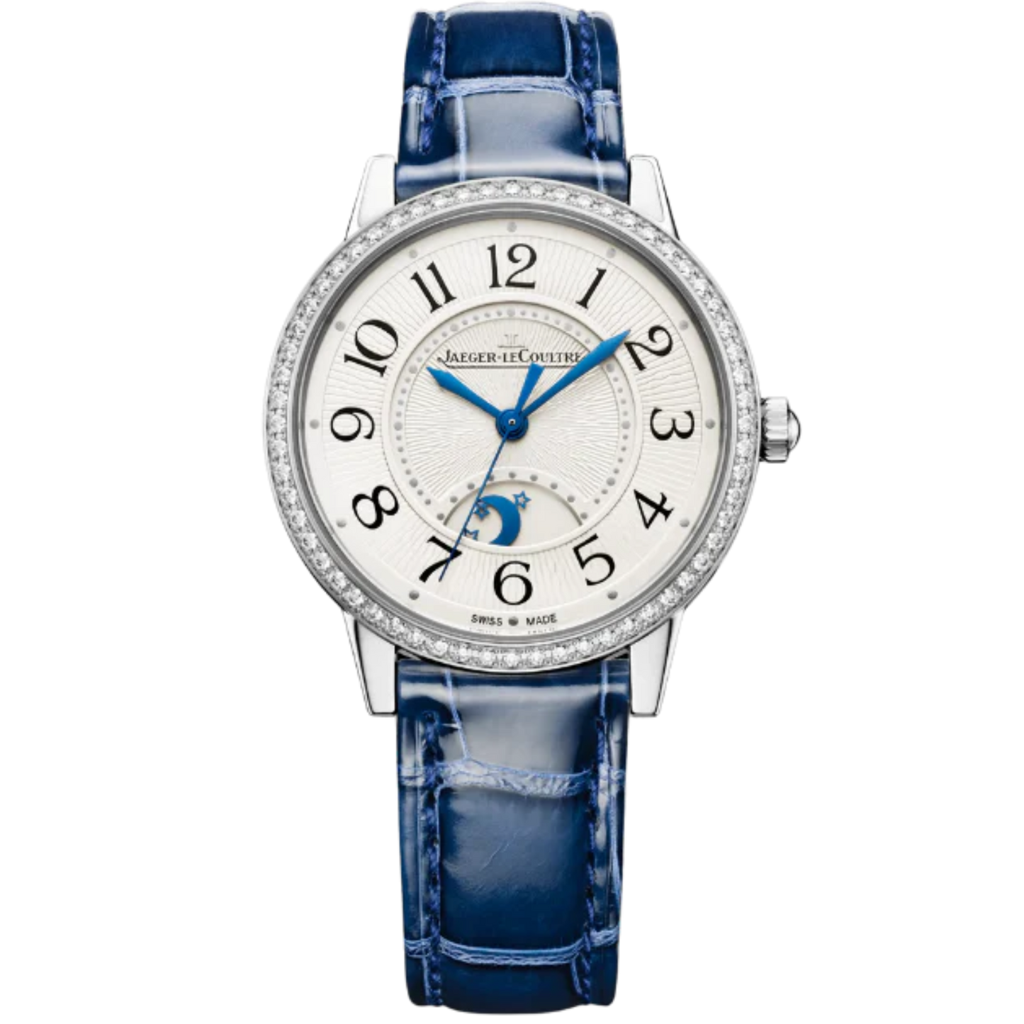 RENDEZ-VOUS CLASSIC NIGHT & DAY 34 MM STAINLESS STEEL WITH SILVER GREY GUILLOCHE DIAL