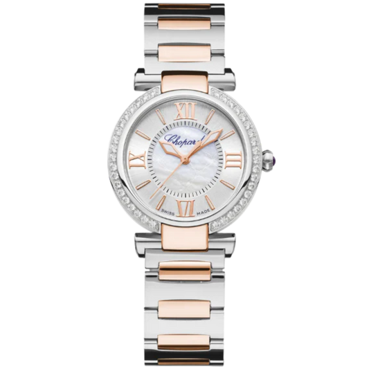 IMPERIALE 29 MM ETHICAL ROSE GOLD - LUCENT STEEL™ WITH SILVER - MOTHER OF PEARL DIAL